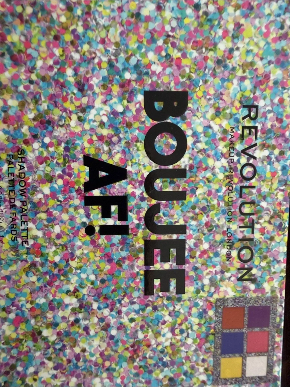 Revolution Confetti Boujee AF Eyeshadow Palette – Multicolor etc